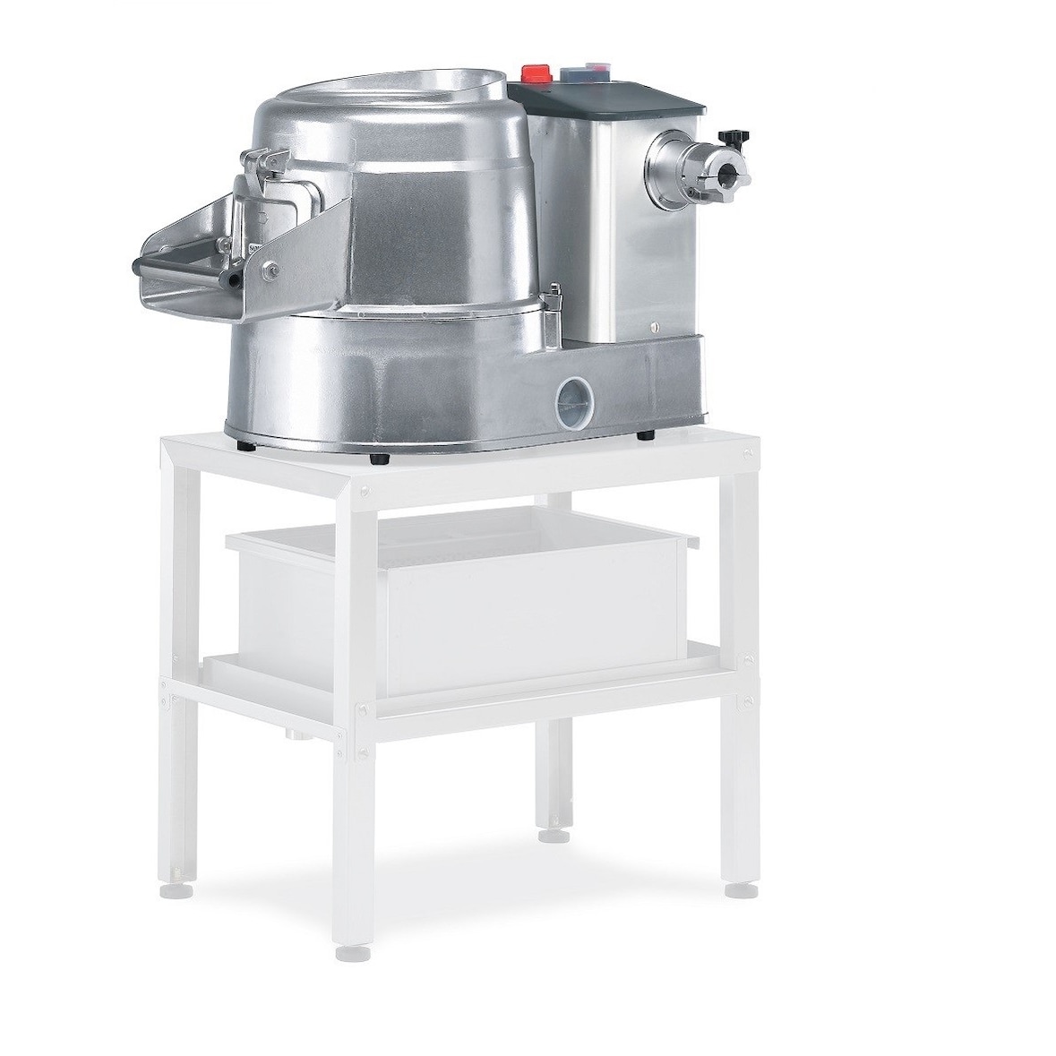 Sammic PP-12+ descascador de batatas profissional 12 kg/ciclo, 370 W, 230–400V 50Hz 3~, temporizador 0–6 min, abrasivo lateral e prato