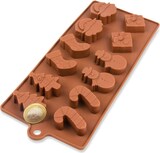 thumbnail of Silikonform Weihnachten - braun 21,5x10x1,5cm - Silikon Form Backen, Seife & mehr - Backform