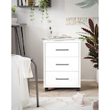 thumbnail of Möbelpartner Rollcontainer Jellyfish | HxBxT 57x40x50cm (Höhe mit Rollen) | 3 Schubladen | Weiß | Schreibtischcontainer Büroschrank von PROREGAL