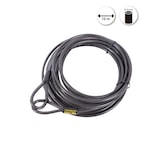 thumbnail of METRO PROFESSIONAL Câble de sécurité, acier/PVC, 10 m, 2 boucles, noir