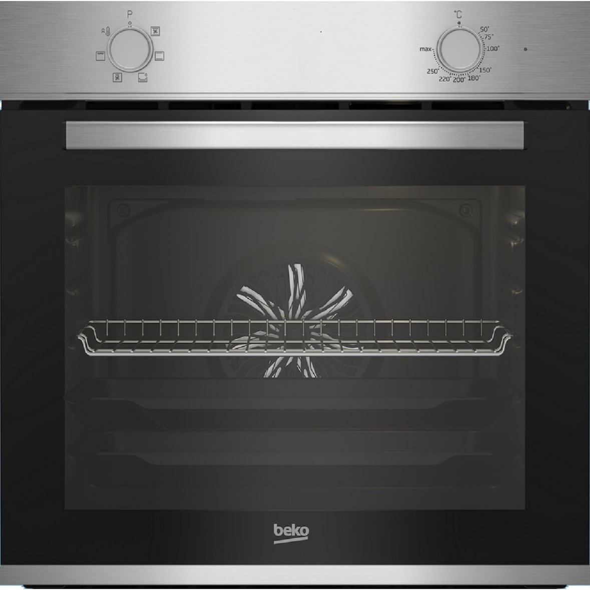 Beko Bbie12000X Einbaubackofen 60cm Umluft autark Edelstahl Steam