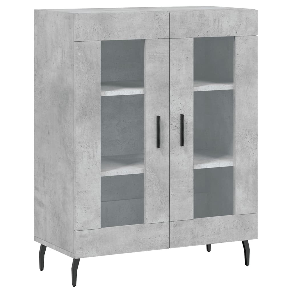 vidaXL Sideboard Betongrau 69,5x34x90 cm Holzwerkstoff
