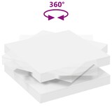 thumbnail of vidaXL Couchtisch 360-Grad Drehbar Weiß 90x90x34,5 cm