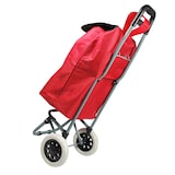 thumbnail of Einkaufstrolley Trolley Einkaufswagen Handwagen Koffer Handgepäck rot klappbar