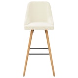thumbnail of vidaXL Barhocker 2 Stk. Creme Samt