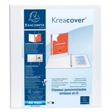 thumbnail of Exacompta - réf. 51823E - Carton de 10 classeurs personnalisables 3 poches - 2 anneaux 40mm - Dos 64mm -  32 x 28,5 cm - A4 Maxi - Blanc