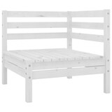 thumbnail of vidaXL 2-Sitzer-Gartensofa Weiß Kiefer Massivholz