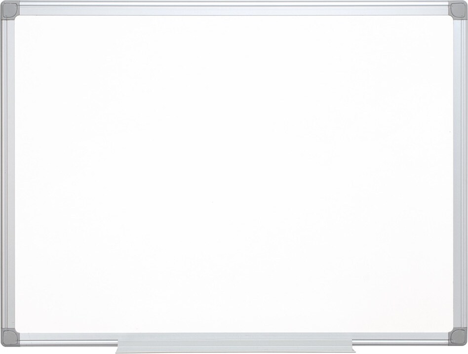 Quadro branco q-connect lacado magnetico caixilho aluminio   200x100 cm