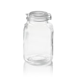 thumbnail of Voorraadpot XL, 3 liter, Ø 9 cm, hoogte 24 cm, glas, roestvrij staal, silicone