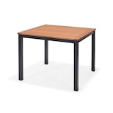 thumbnail of METRO PROFESSIONAL Tavolo da bistrot Lynx, alluminio/legno di eucalipto, 90 x 90 cm, quadrato, nero