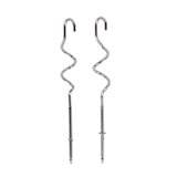 thumbnail of Tarrington House Batidora de mano HM4023S, 8,45 x 19 x 15,2 cm, 400 W, 6 niveles de velocidad y función turbo, negro / plata