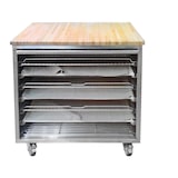 thumbnail of L2G Meuble de fermentation inox avec dessus en hêtre 90 x 90 x 70 cm L2G - APARB