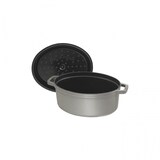 thumbnail of Cocotte Ovalada Staub De 31 Cm Color Gris Grafito