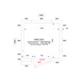 thumbnail of Chefgastro Kühl- und Frierzelle - 120mm BxTxH 1800x1800x2200mm