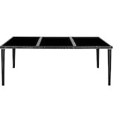 thumbnail of tectake Conjunto de ratán y aluminio MENORCA  Negro