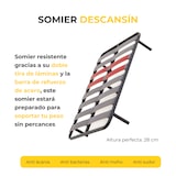 thumbnail of Somier con Patas Descansin | 135x180 cm | Materiales Resistentes | Silencioso | Gran Transpirabilidad