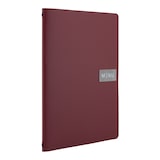 thumbnail of Securit® Royal Speisekartenhalter aus Leder – 1 Doppelseite – A4 – Rot