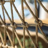 thumbnail of Milan fauteuil alu noir/wicker paille