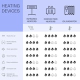 thumbnail of Wonderwall Air Art Smart Infrarotheizung Himmelskarte 120x60cm 700W Mehrfarbig