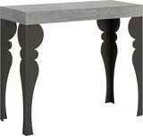 thumbnail of Ausziehbare Konsole 90x40/196 cm Paxon Small Premium Cement Anthrazitrahmen