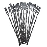 thumbnail of 300x Schnellbinder Blitzbinder Länge 245mm wiederverschließbar schwarz