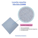 thumbnail of Pavimentos Arquiservi - Losetas de Caucho - Pack 24 - 50x50x20mm (Gris)