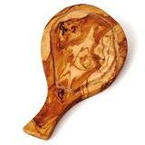 thumbnail of Steakbrett aus Olivenholz mit Saftrille und Griff 45 cm