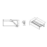 thumbnail of Stalgast Wandhaube "Expert Line", Kastenform 3400 mm x 1300 mm mit LC2 Typ A Zyklonen-/Labyrinthfilter