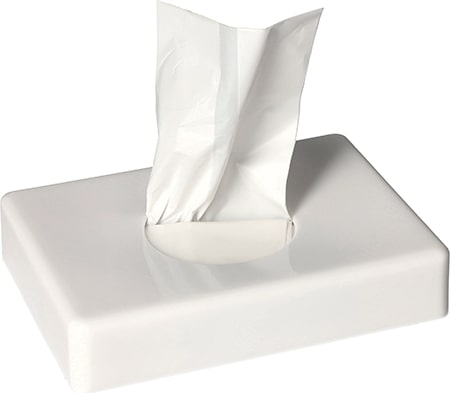 24 Stück Medi-Inn® Halter 13,3 cm x 9,7 cm x 2,6 cm weiss für Hygienebeutelbox