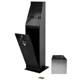 thumbnail of Danieli Store | Cenicero de pie para exterior negro con cerradura | 5 L