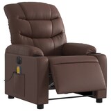 thumbnail of vidaXL Massagesessel Elektrisch Braun Kunstleder