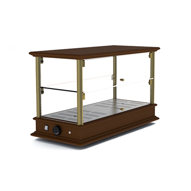 Vetrina calda riscaldata espositore brioche brioches cm 74x35x46 RS2167