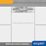thumbnail of Exquisit Geschirrspüler EGSP1009-EB-030E inox | Spülmaschine 45 cm | ECO-Modus | Maßgedecke: 9 | Einbaugerät
