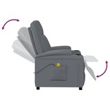 thumbnail of vidaXL Massagesessel Anthrazit Kunstleder
