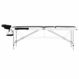 thumbnail of Helloshop26 - Klappbare Massageliege 3-teilig Edelstahl schwarz-weiß 02_0001822