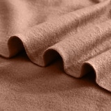 thumbnail of wometo 16er Set WAVE Fleecedecken 120x160 cm – OEKO-TEX ca. 300g weiche Fleece Decke mit Wellenrand Anti-Pilling braun