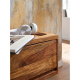 thumbnail of Massivholz Wand-Lowboard, Hochwertiges TV-Board aus Sheeshamholz, Modernes Design, 2 Schubladen. 108x34x25 cm | Kadima Design