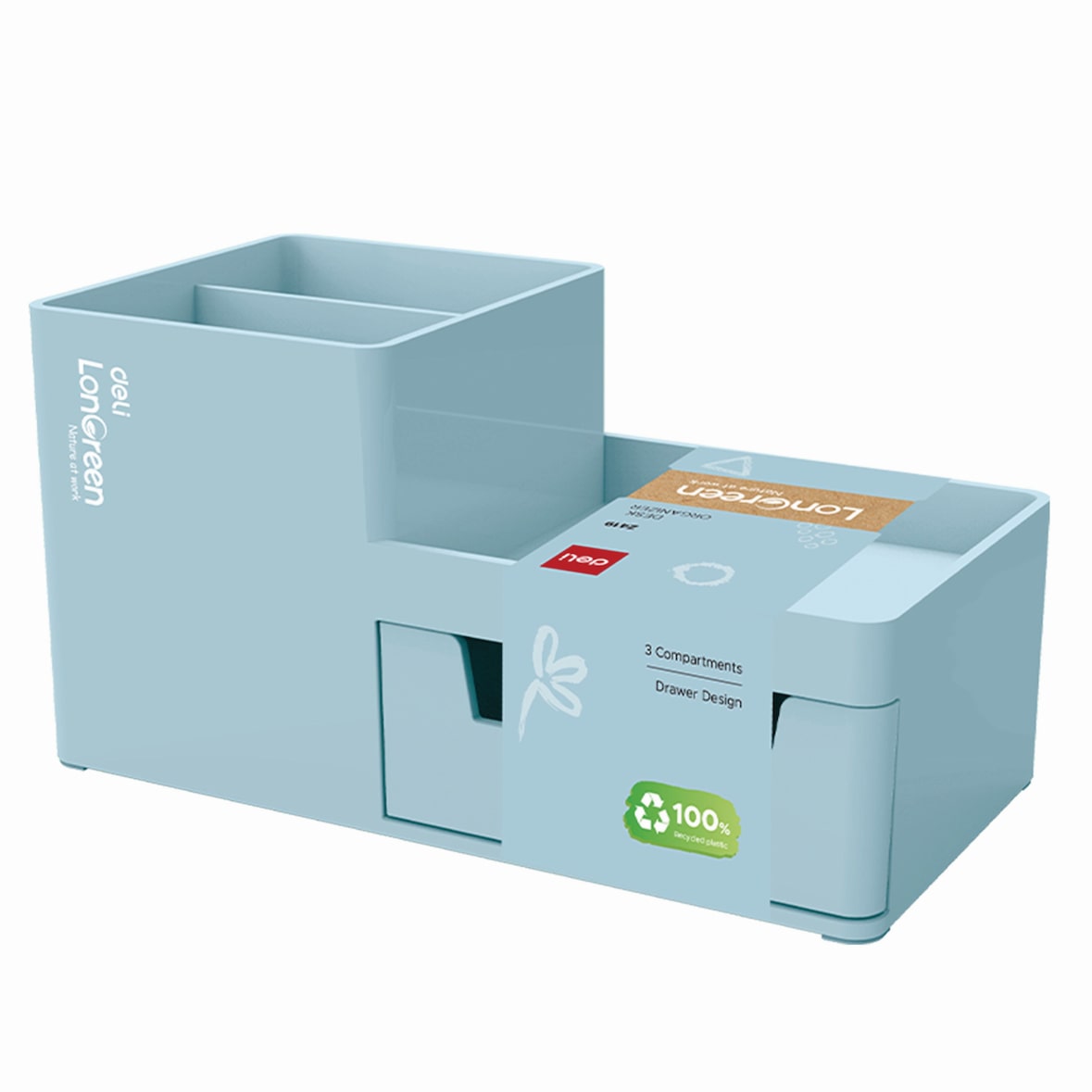 EZ419 Schreibtisch-Organizer LonGreen, 17,3x8,8x9,2 cm