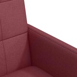 thumbnail of vidaXL Esszimmerstühle mit Rollen 2 pcs Weinrot 58 x 65 x 94 cm Stoff