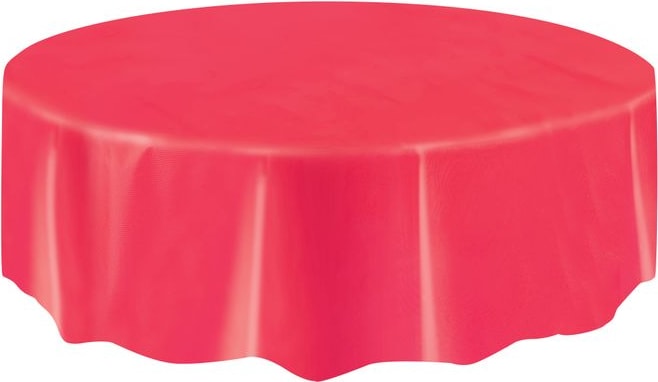 Tischdecke rot rund