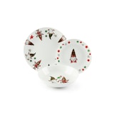 thumbnail of Excelsa Geschirrset 18-Teiliges Tartan Gnome Porzellan Bunt