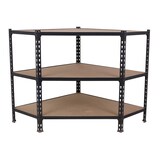 thumbnail of PROREGAL Eckregal Small Muli | HxBxT 90x90x40cm | Fachlast 200kg | Anthrazit | Schwerlastregal Standregal Metallregal Steckregal