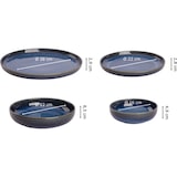 thumbnail of Palmer Serviesset Jory Stoneware 6-persoons 24-delig Blauw