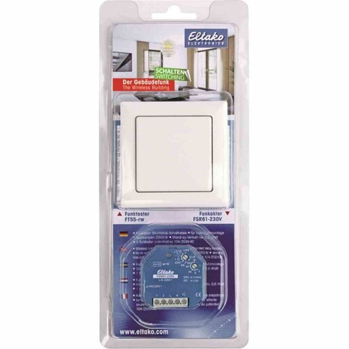 Schaltaktor, Bussystem Funkbus, Unterputz, 1Ausg, 10A, 2000W, 230-250V