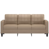 thumbnail of vidaXL 3-Sitzer-Sofa Cappuccino-Braun 180 cm Kunstleder