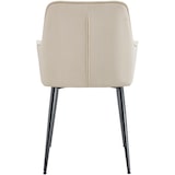 thumbnail of Capa de veludo para cadeira de jantar Ferndale creme