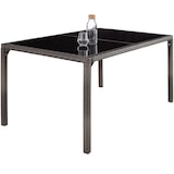 thumbnail of tectake Conjunto de ratán PORTO 6+1 con funda protectora  Gris/Blanco