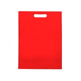 thumbnail of MONOUSO - Vliesstofftasche Gestanzten Griffen Rot 30+10x40cm (200 Stück)