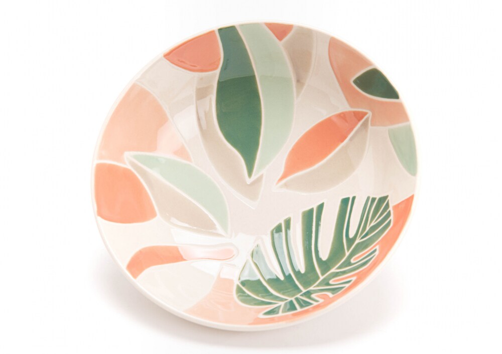 Tiefer Teller Natureva 19 cm x6 - Rosa Rund Amadeus Steingut 19x19 cm