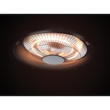 thumbnail of Aquecedor do pátio, 1500 W, carbono, montagem de teto, com corrente, 1 nível de calor, esplendor, reprodução, metal, preto